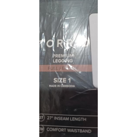 TORRID SIZE 1 FULL LENGTH COMFORT WAIST PREMIUM LEGGING SIZE 14-16, 1X - Picture 4 of 5